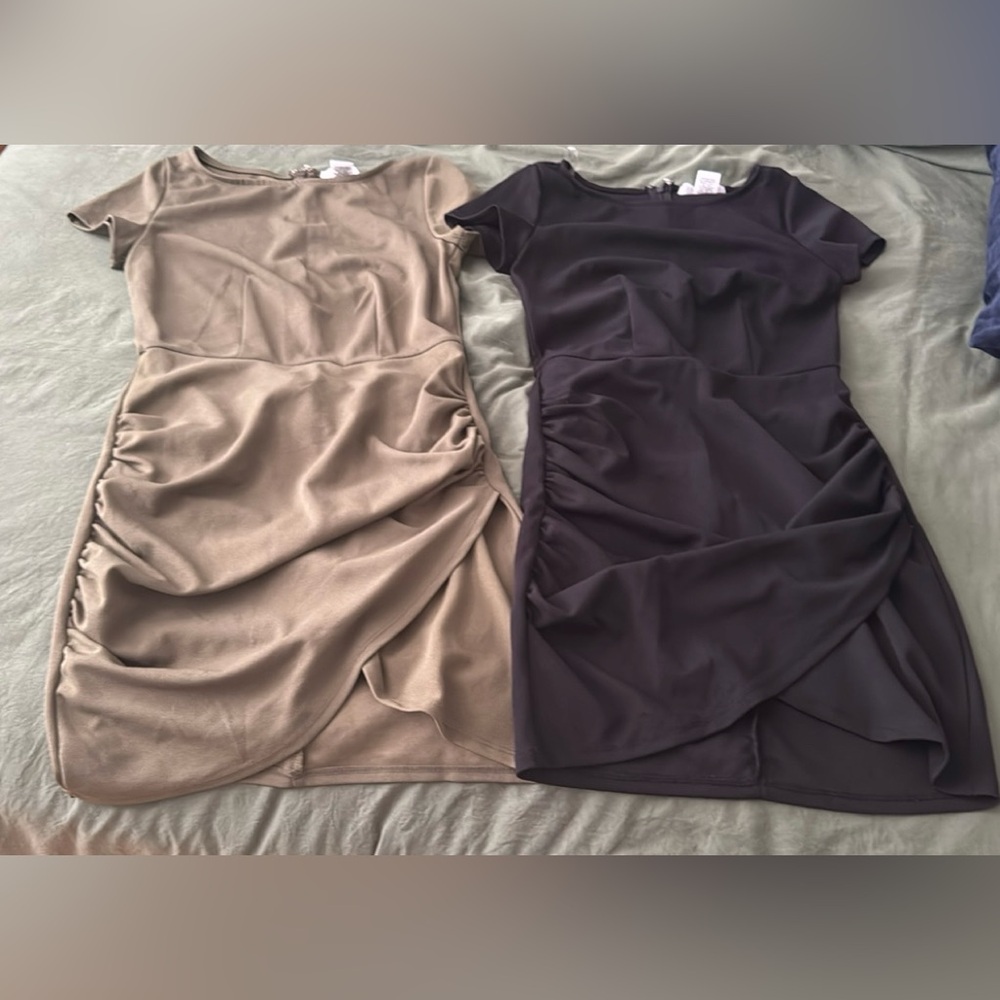 2 Planet Gold Women's Dresses in Black and Green